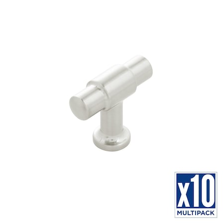 Hickory Hardware T-Knob 1-5/8 Inch X 5/8 Inch, 10PK H077850SN-10B